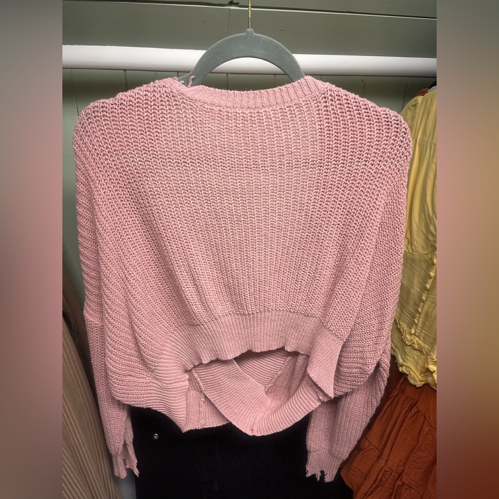 Pink Knit Sweater